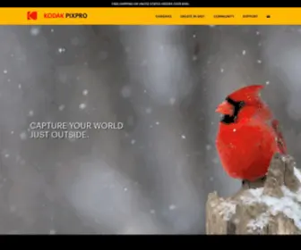 Kodakpixpro.com(KODAK PIXPRO Digital Cameras) Screenshot