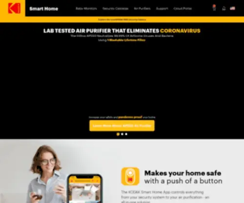 Kodaksmarthome.com(Official store of KODAK Smart Home products) Screenshot