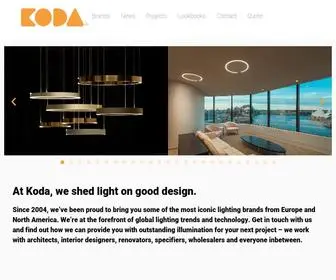 Kodalighting.com(KODA Lighting) Screenshot