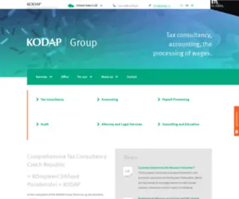 Kodap.eu(Skupina KODAP) Screenshot