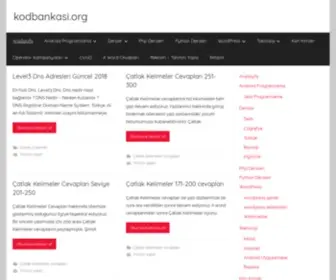 Kodbankasi.org(Güncel bilgiler) Screenshot