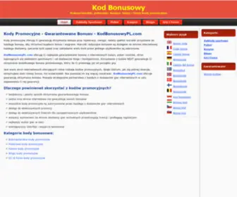 Kodbonusowypl.com(Kodbonusowypl) Screenshot