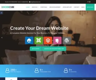 Kodecube.com(Software Development Company) Screenshot