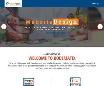 Kodematix.com(Web Development & Digital Marketing Agency) Screenshot