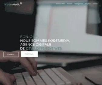 Kodemedia.ch(Agence internet Gland) Screenshot