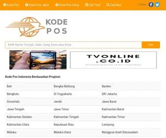 Kodepos.id(Pusat Info Kode Pos Indonesia & Kode Pos Dunia 2021) Screenshot