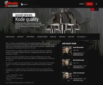 Kodeturbo.com(Turbocharger Parts Manufacturer) Screenshot