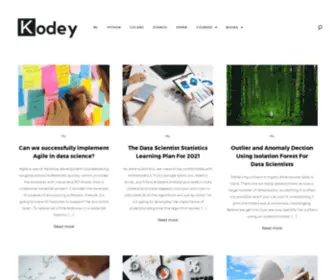 Kodey.co.uk(Data Engineering & Data Science For Everyone) Screenshot