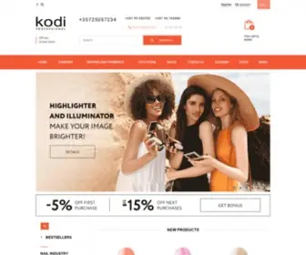 Kodi-Professional.com.cy(Nails shop online) Screenshot