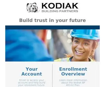 Kodiakbp401K.com(Kodiak Building Partners) Screenshot