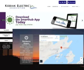 Kodiakelectric.com(Kodiak Electric Association) Screenshot