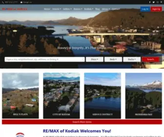 Kodiakislandrealestate.com(Kodiak Island Real Estate) Screenshot