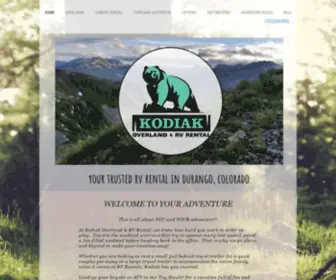 Kodiakrental.com(Durango 4x4 & RV Rental) Screenshot