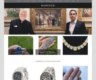 Kodner.com(Kodner Auctions) Screenshot
