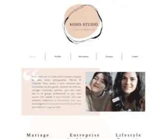 Kodostudio.fr(Photographe mariages) Screenshot