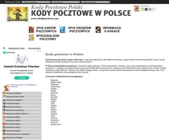 Kodpocztowy.net(Kody pocztowe w Polsce) Screenshot