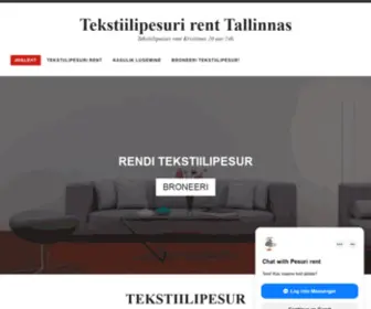 Kodupuhtaks.ee(Tekstiilipesuri rent Tallinnas) Screenshot