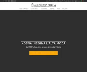 Koefia.com(Accademia di Alta Moda Koefia) Screenshot