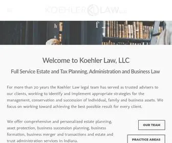 Koehlerlawin.com(Pam K Koehler) Screenshot