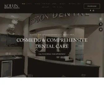 Koehndentistry.com(KC Metro Dentist) Screenshot