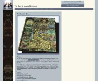 Koehnline.com(The Art of James Koehnline) Screenshot