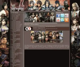Koeiwarriors.co.uk(KOEI Warriors) Screenshot