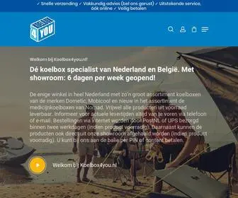 Koelbox4You.nl(Koelbox4you is de koelboxspecialist van Nederland) Screenshot