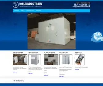 Koeleindustrien.dk(Hosted By) Screenshot