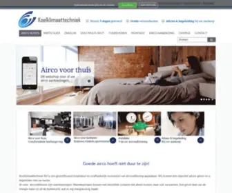 Koelklimaattechniekwebwinkel.nl(Airco kopen en installeren Boxtel) Screenshot