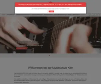 Koeln-Musikschule.com(KÖLN) Screenshot