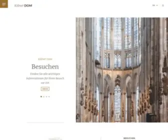 Koelner-Dom.de(Kölner Dom) Screenshot