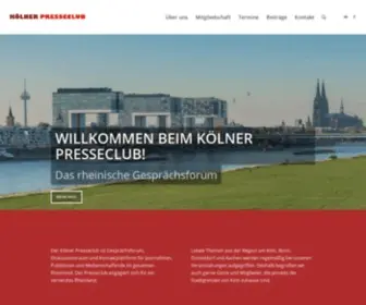 Koelner-Presseclub.de(Köln) Screenshot