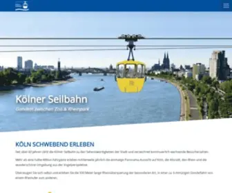 Koelner-Seilbahn.de(Kölner Seilbahn) Screenshot