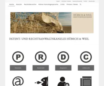 Koelnpatent.de(Hübsch und Weil) Screenshot