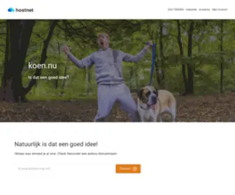 Koen.nu(Reserved domain Bezet) Screenshot