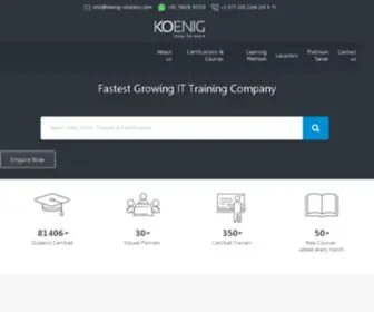 Koenig-India.com(Computer Training) Screenshot