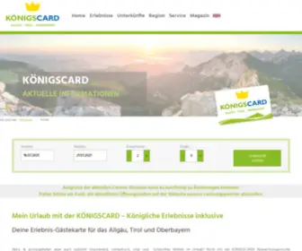 Koenigscard.com(KÖNIGSCARD) Screenshot