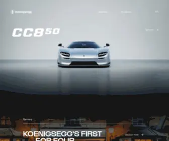 Koenigsegg.com Screenshot