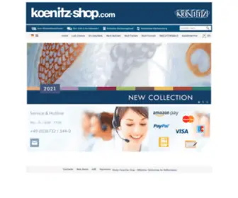 Koenitz-Shop.com(Könitz Porzellan Shop) Screenshot