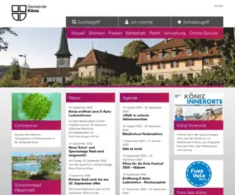 Koeniz.ch(Gemeinde Köniz) Screenshot
