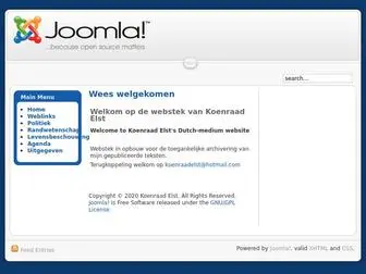 Koenraadelst.info(Wees welgekomen) Screenshot