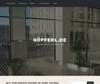 Koepferl.de(Koepferl) Screenshot