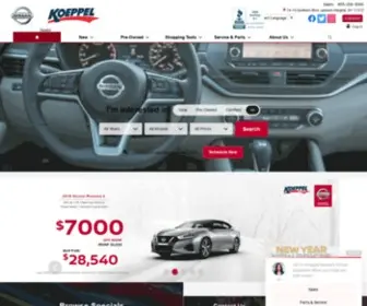 Koeppelnissan.com Screenshot