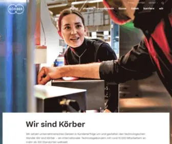 Koerber.de(Körber) Screenshot