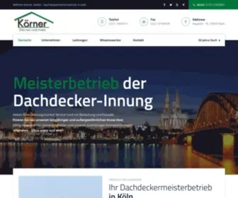 Koerner-Dach.de(Körner) Screenshot