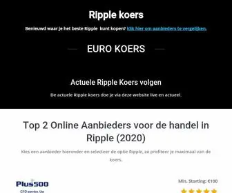 Koers-Ripple.nl(Ripple Koers) Screenshot