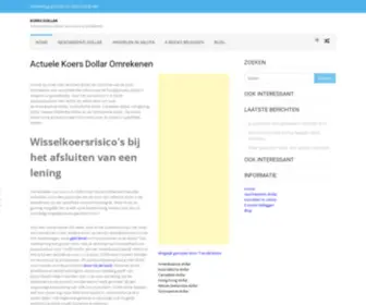 Koersdollar.net(Koers dollar omrekenen) Screenshot