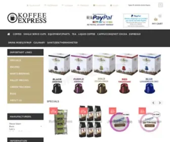 Koffee-Express.com(Koffee Express) Screenshot