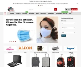 Koffer-SChweiz.ch(Wählen Sie einen Koffer aus unserem umfangreichen Sortiment) Screenshot