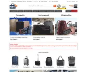 Koffer.de(Der Onlineshop für Koffer) Screenshot